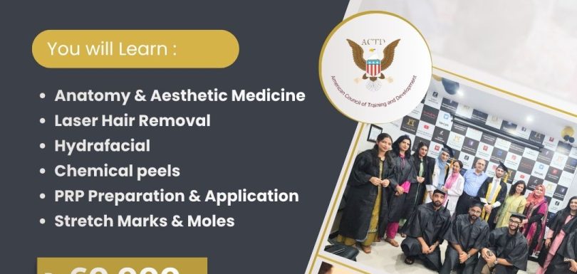 aesthetic course in Lahore